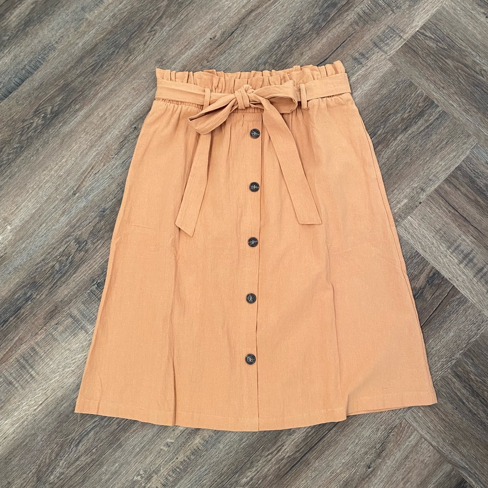 Potter’s Pot Paper Bag Midi Skirt